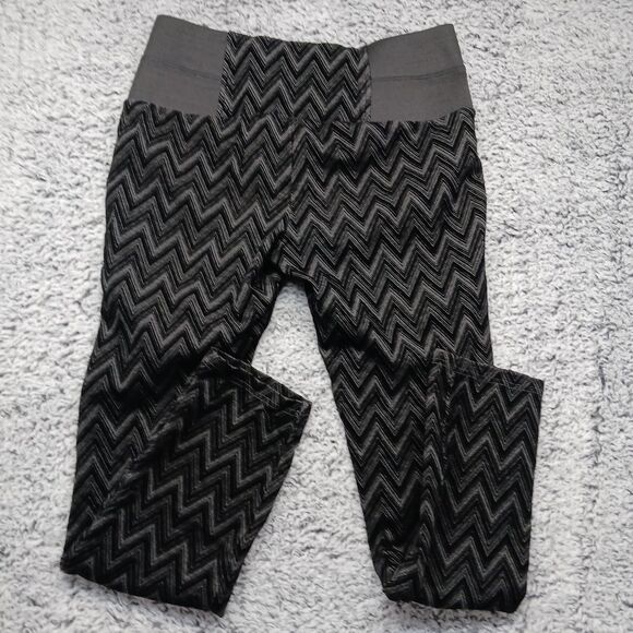 ONE 5 ONE Stretch Straight Leg Stretch Pant. Herringbone. Woman's size Small B/W - Picture 1 of 11